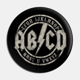 Hard Rock Alphabet Pin