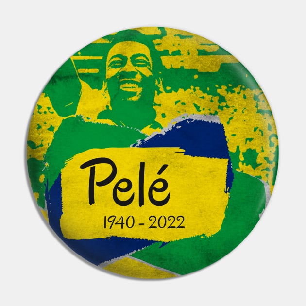 Pele 1940-2022 RIP Pin by Aloenalone