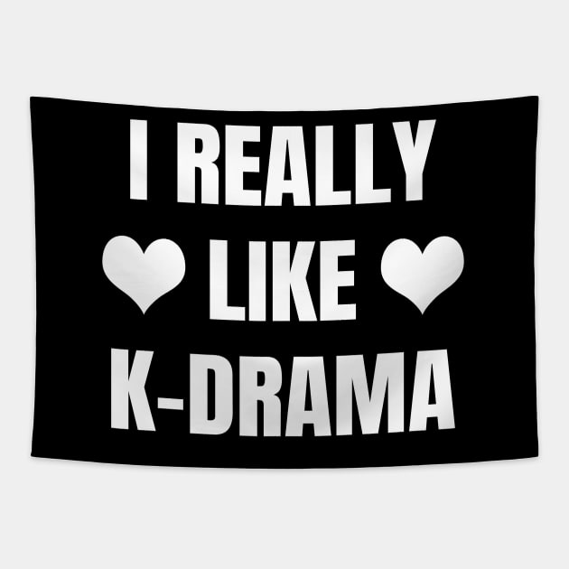 I Really Like K-Drama Tapestry by LunaMay