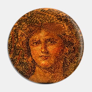 Mona Lisa Mosaic Pin