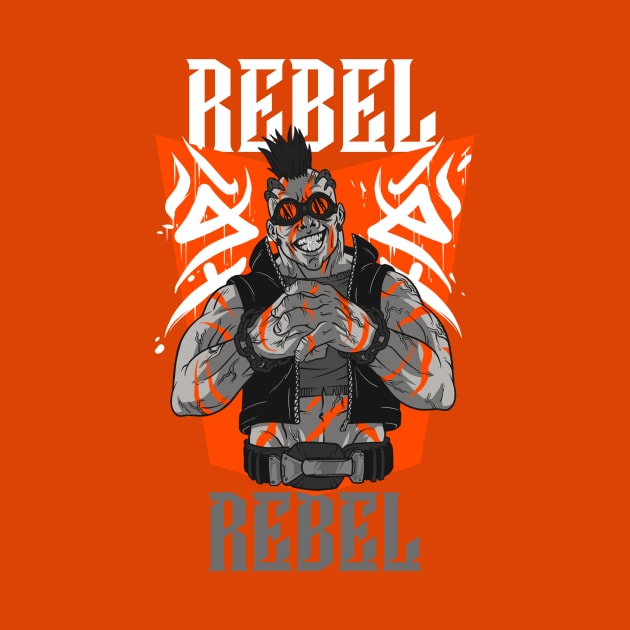 Hard Rebel by Pod11 Prints