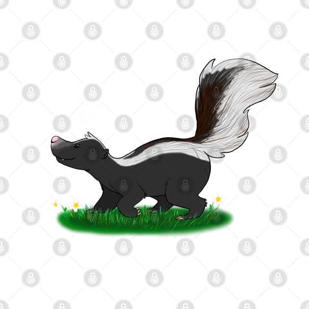 Striped Skunk by Spacedust314