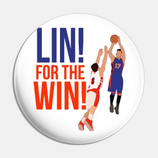 Jeremy Lin - Linsanity (Lin for the Win) Pin