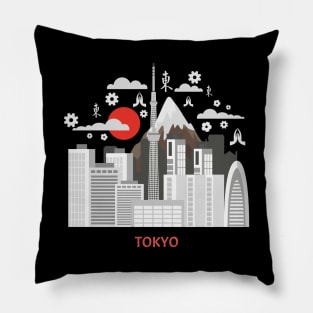 Tokyo City Pillow