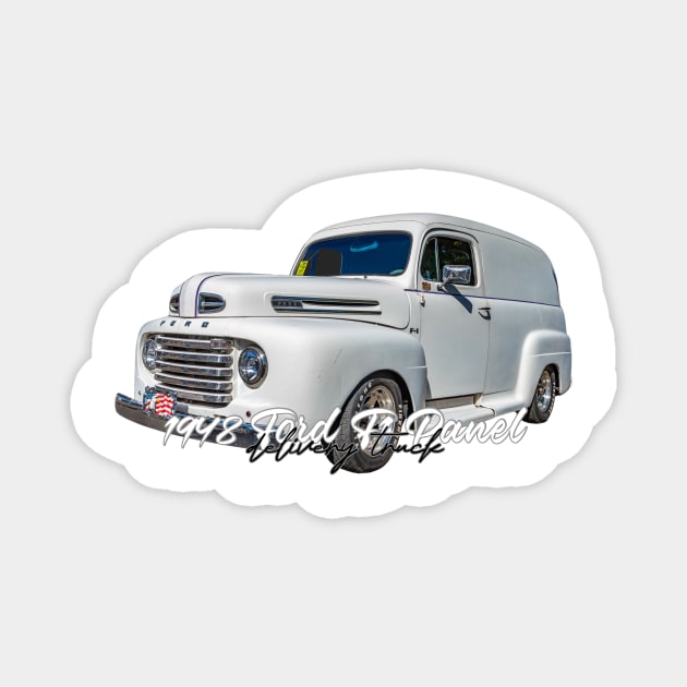 1948 Ford F1 Panel Delivery Truck Magnet by Gestalt Imagery