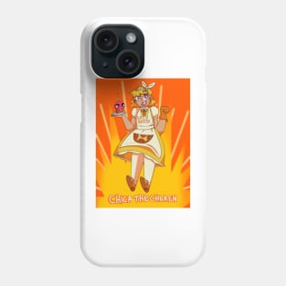 Chica The Chicken Gijinka Phone Case