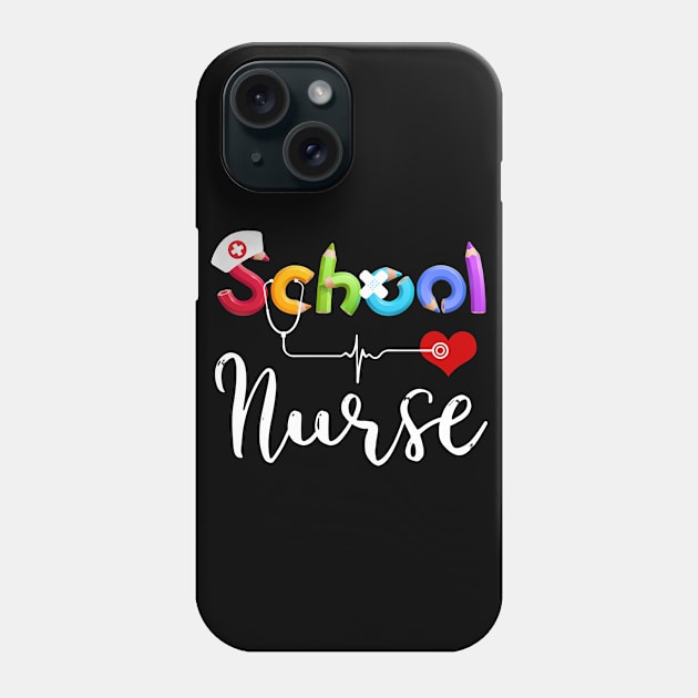 School Nurse Gift Registered Nurse Back To School Nursing Phone Case by webster