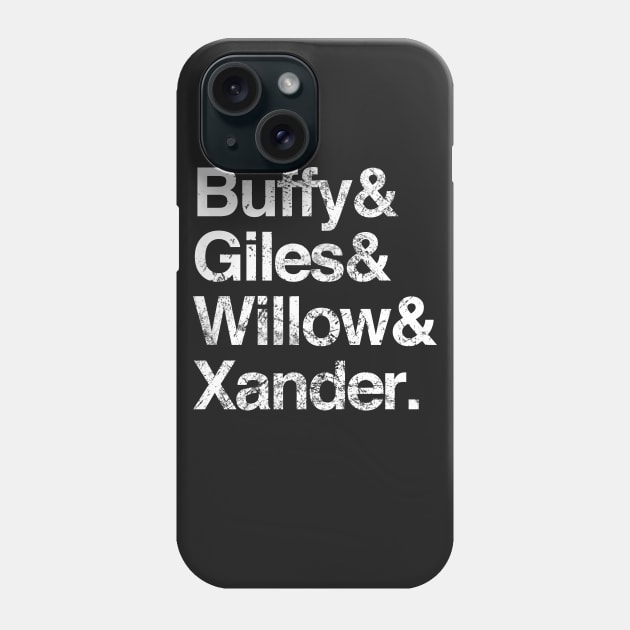 Sunnydale Names Phone Case by saqman