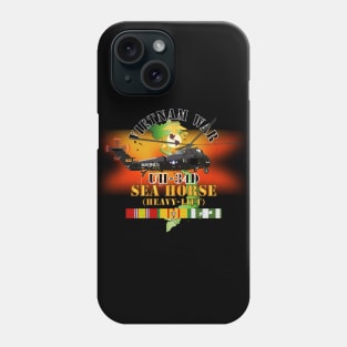 Vietnam War- UH-34D Sea Horse w VN SVC X 300 Phone Case