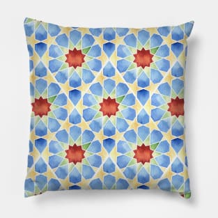 Islamic geometric pattern #16 Pillow