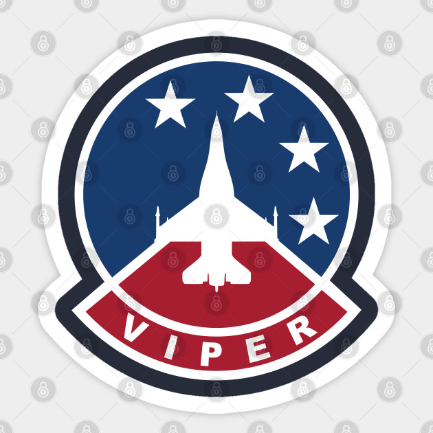 F 16 Viper Patch F16 Fighting Falcon Sticker Teepublic