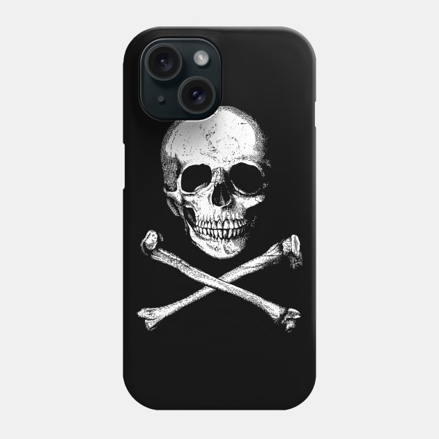 Skull And Crossbones Phone Case by monolusi