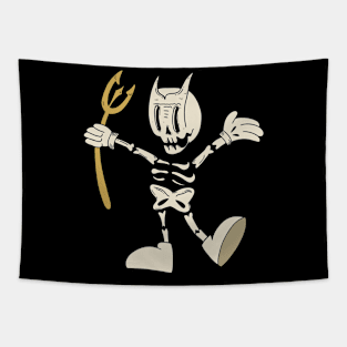 Skeleton from Hell Tapestry