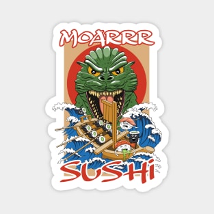 More Sushi - Sushi Lover Monster Magnet