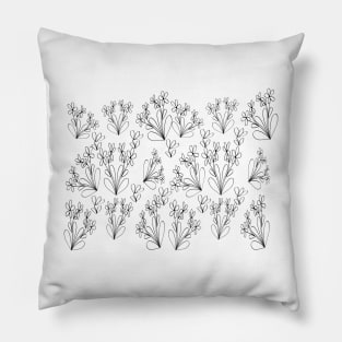 Patterned Flowers Pillow