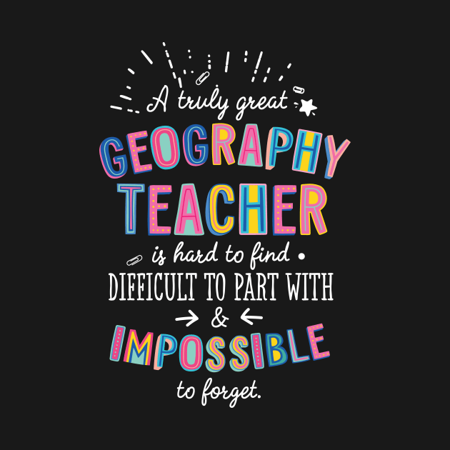 A truly Great Geography Teacher Gift - Impossible to forget by BetterManufaktur