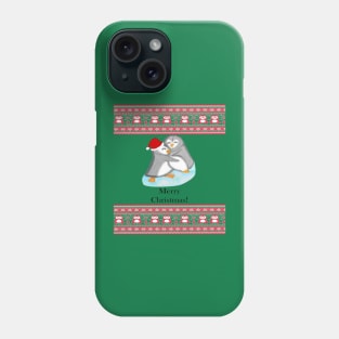 Penguin Christmas Sweater Phone Case