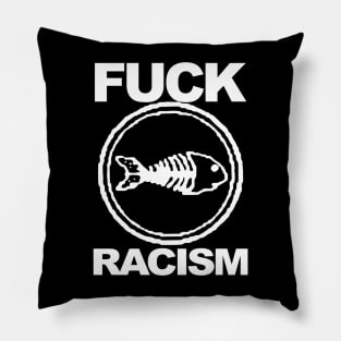 Fishbone No Racism Pillow