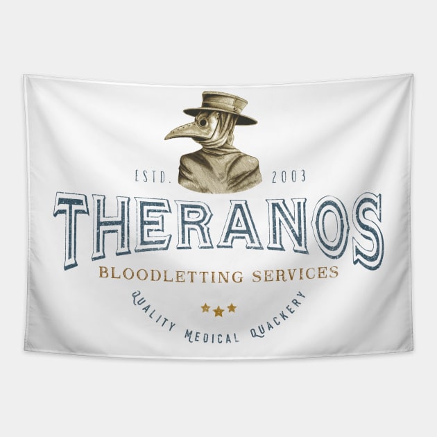 Theranos Bloodletting l Tapestry by karutees