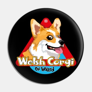 Welsh Corgi on Board - Pembroke Pin