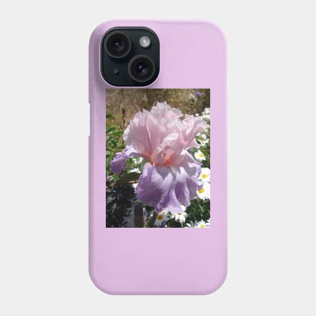 Purple Iris Flower Phone Case by SarahRajkotwala