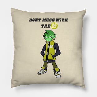 Don't Mess with the M Pillow