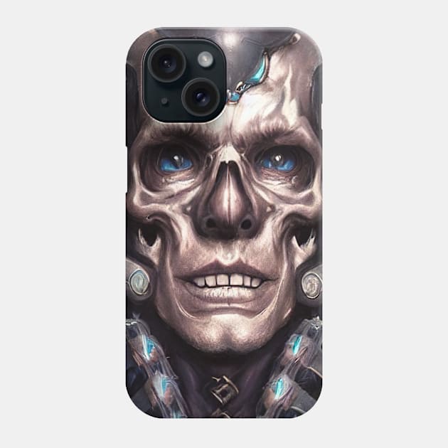 Alien head Phone Case by Alekxemko