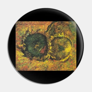 Van Gogh - Zwei abgeschnittene Sonnenblumen Pin