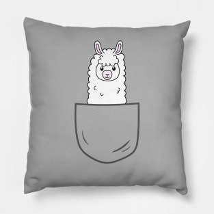 Llama In A Pocket Pillow