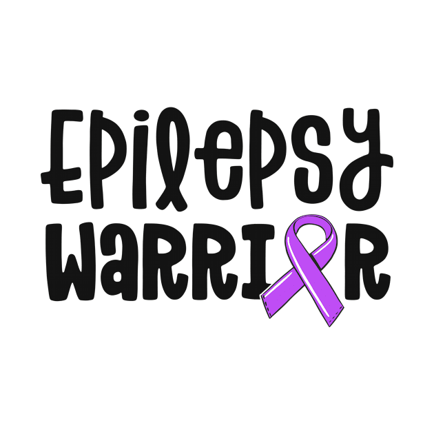 Epilepsy Warrior Shirt Kids Purple Ribbon Awareness Women by 14thFloorApparel