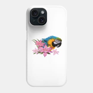 Blue and yellow macaw Phone Case