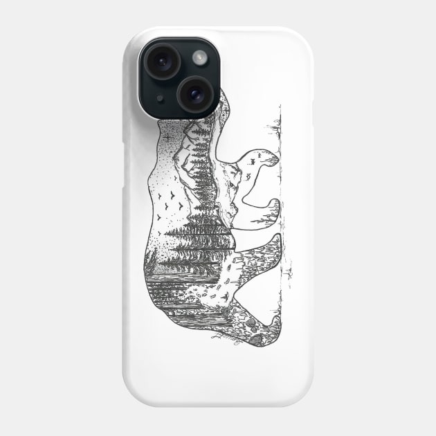 Mountain Bear Phone Case by SamuelJ