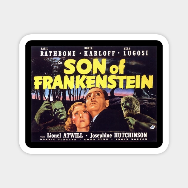 SON OF FRANKENSTIEN Magnet by chudd