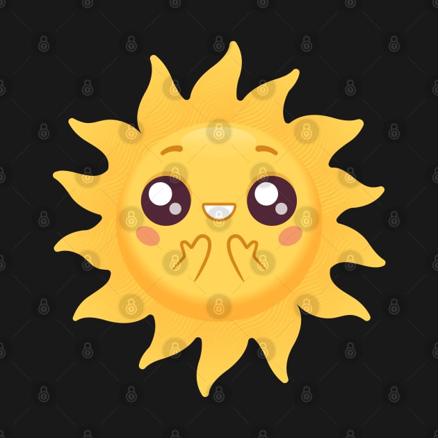 Cute Kawaii Sun by zoljo