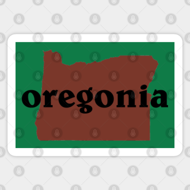 oregonia - Oregon - Sticker