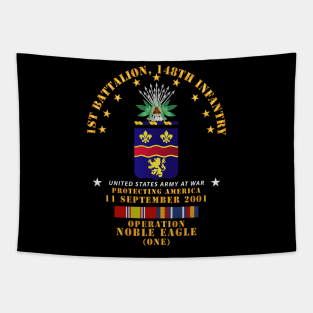 1st Bn 148th Infantry - 911 - ONE w SVC Tapestry