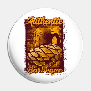 Barbecue and beer design Pin