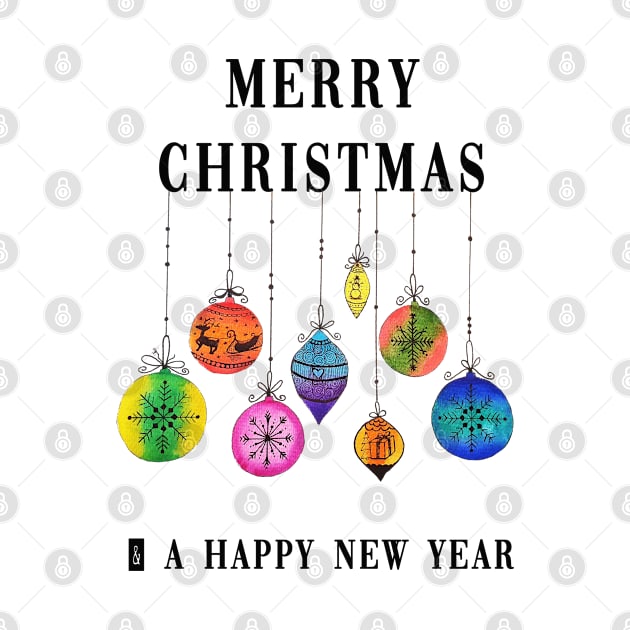 Christmas Bauble Card by TG_Art