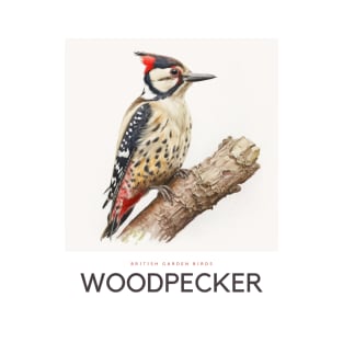 British Garden Birds: Woodpecker T-Shirt