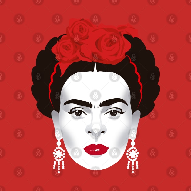 Frida by AlejandroMogolloArt