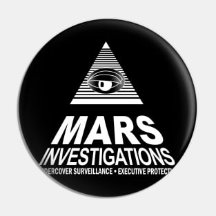 Mars Investigations w/Back Logo Pin