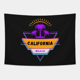 California beach Vibes 80's 90's Tapestry