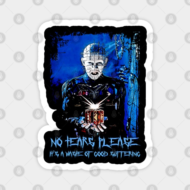 Hellraiser Pinhead Fan Art Design Magnet by HellwoodOutfitters