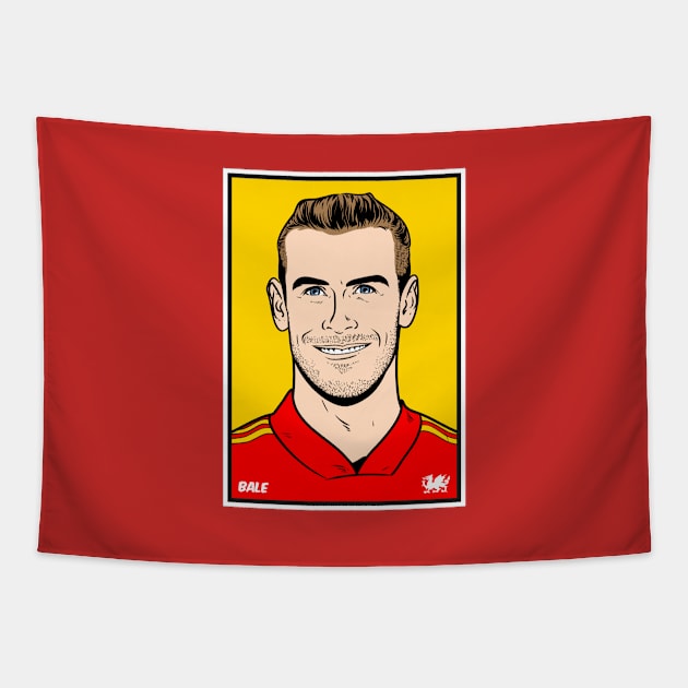 Gareth Bale, Wales football star Tapestry by Wales Football Store