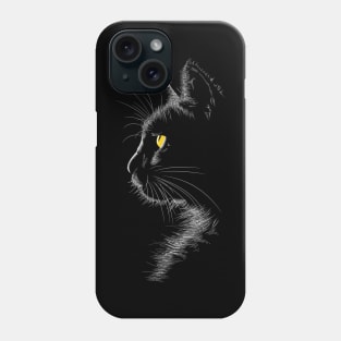 Cat Silhouette Phone Case