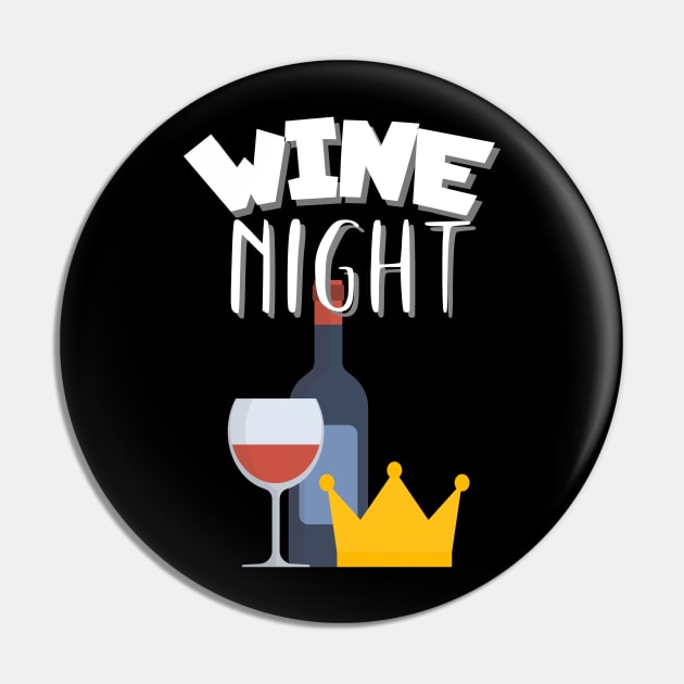 Wine night Pin by maxcode