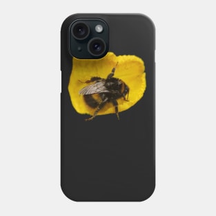 Bumble Bee on Yellow Petal Phone Case