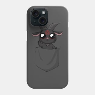 Goat in pocket Phone Case