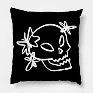 Small Skull cute print Pillow