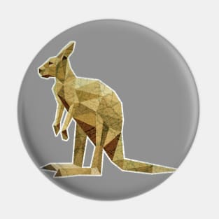 Kangaroo Lowpoly Pin